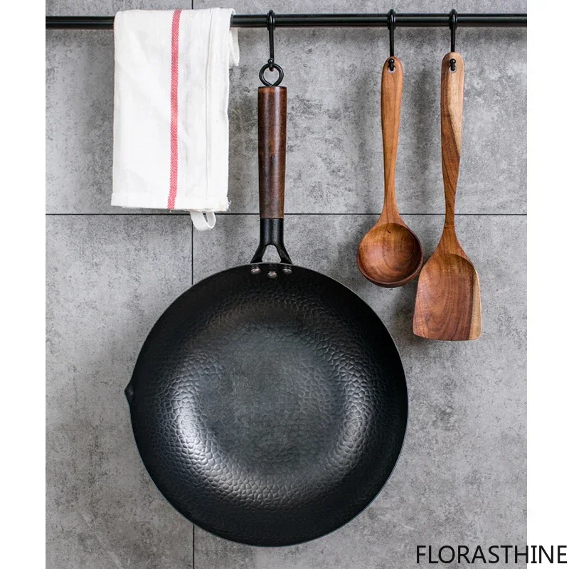 Wok Electric Flat - 탄소강 웍 팬 32cm 볶음 요리