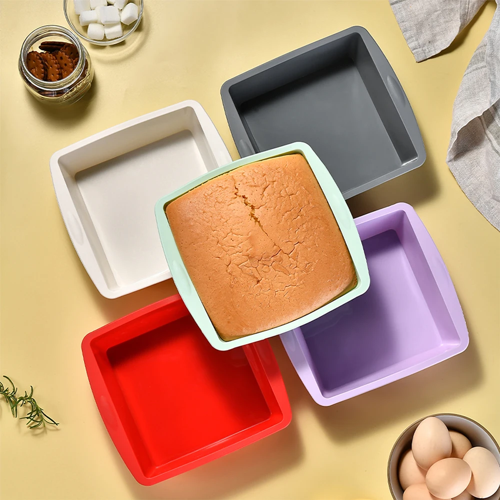 실리콘 사각 케이크 몰드, 간편한 분리 베이킹 팬, 내 - Kitchen Appliances On Sale 리뷰 및 가격