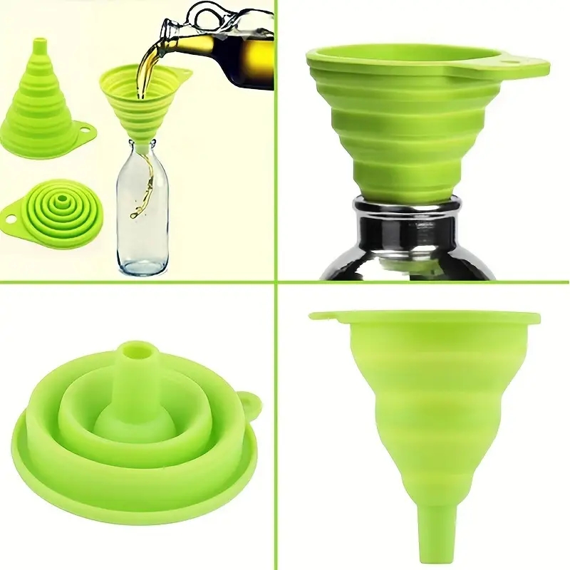 실리콘 접는 깔때기 다기능 휴대용 미니 주방 개폐식 오 - Kitchen Appliances And Utensils 리뷰 및 가격
