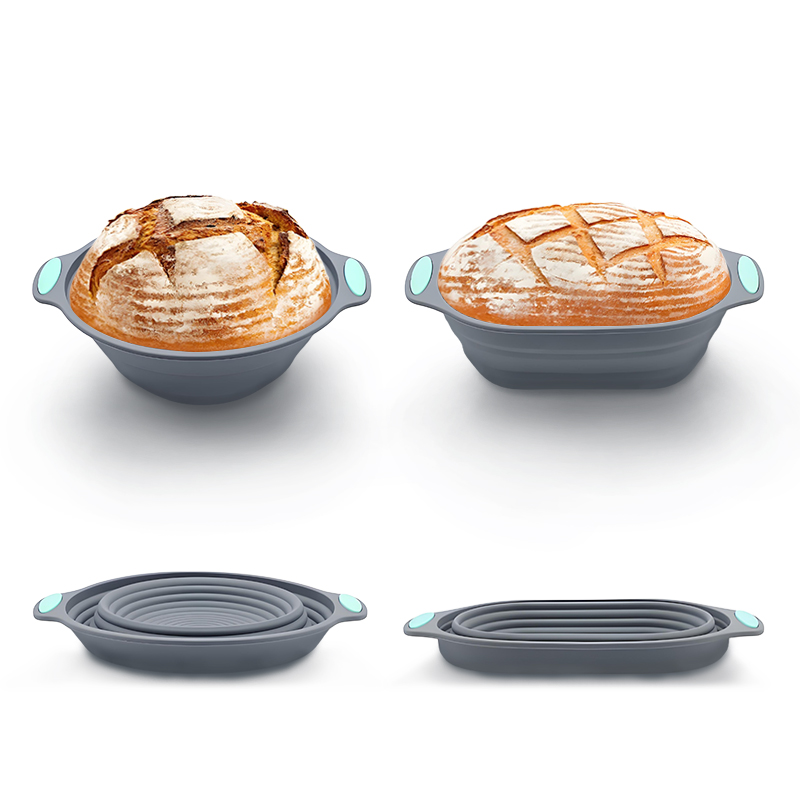 1PC 실리콘 접이식 반네통 빵 발효 바구니 - 사워도 - Kitchen Appliances On Sale 리뷰 및 가격