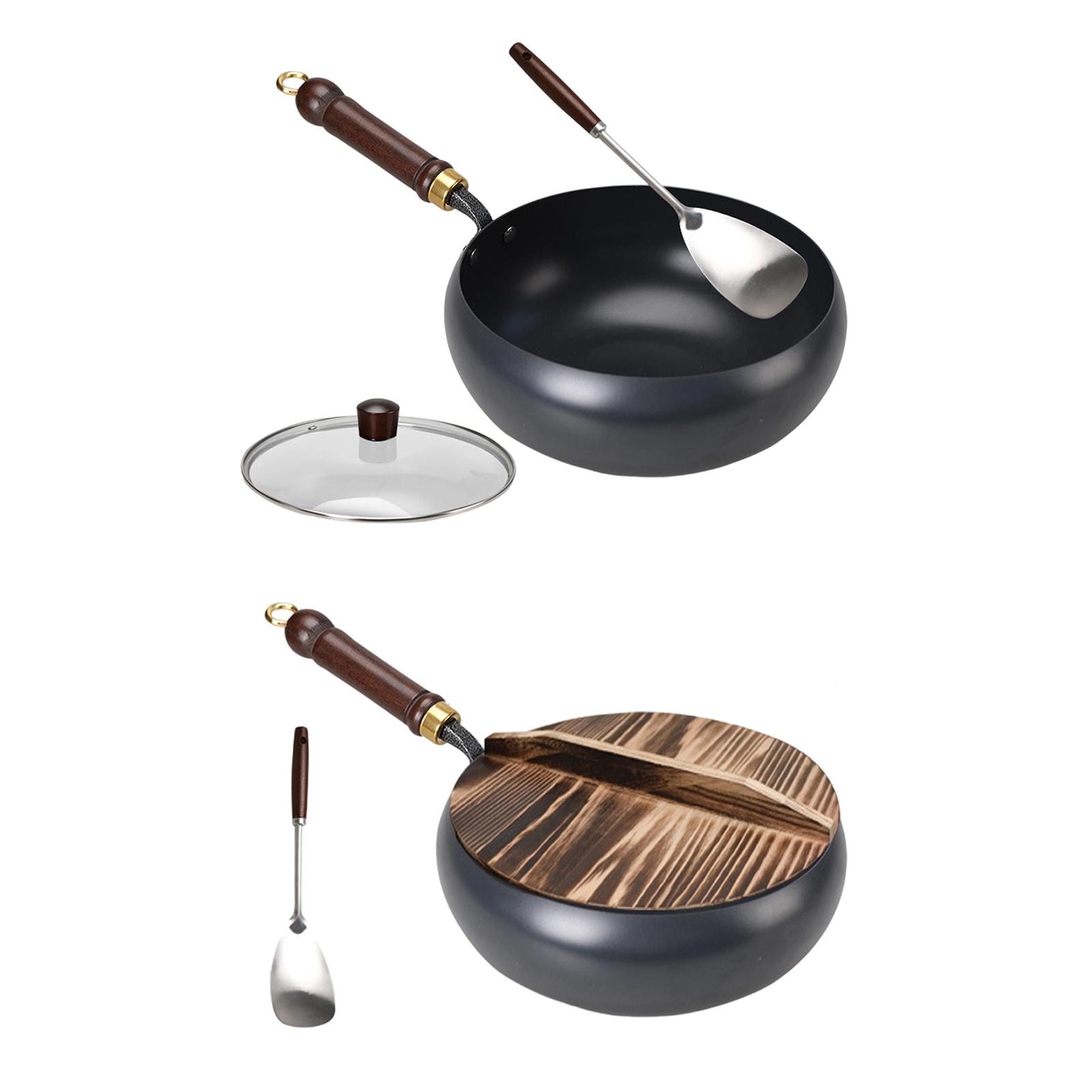스틱 방지 철제 웍 프라이팬, 평평한 바닥, 깊은 냄비 - Wok Electric Flat 리뷰 및 가격