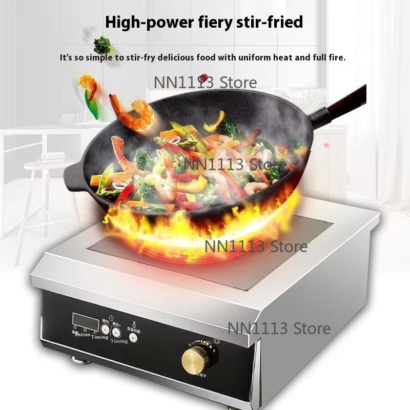 상업용 고출력 인덕션 쿠커 전기 터치 오목형 프라이 스 - Wok Electric Flat 리뷰 및 가격