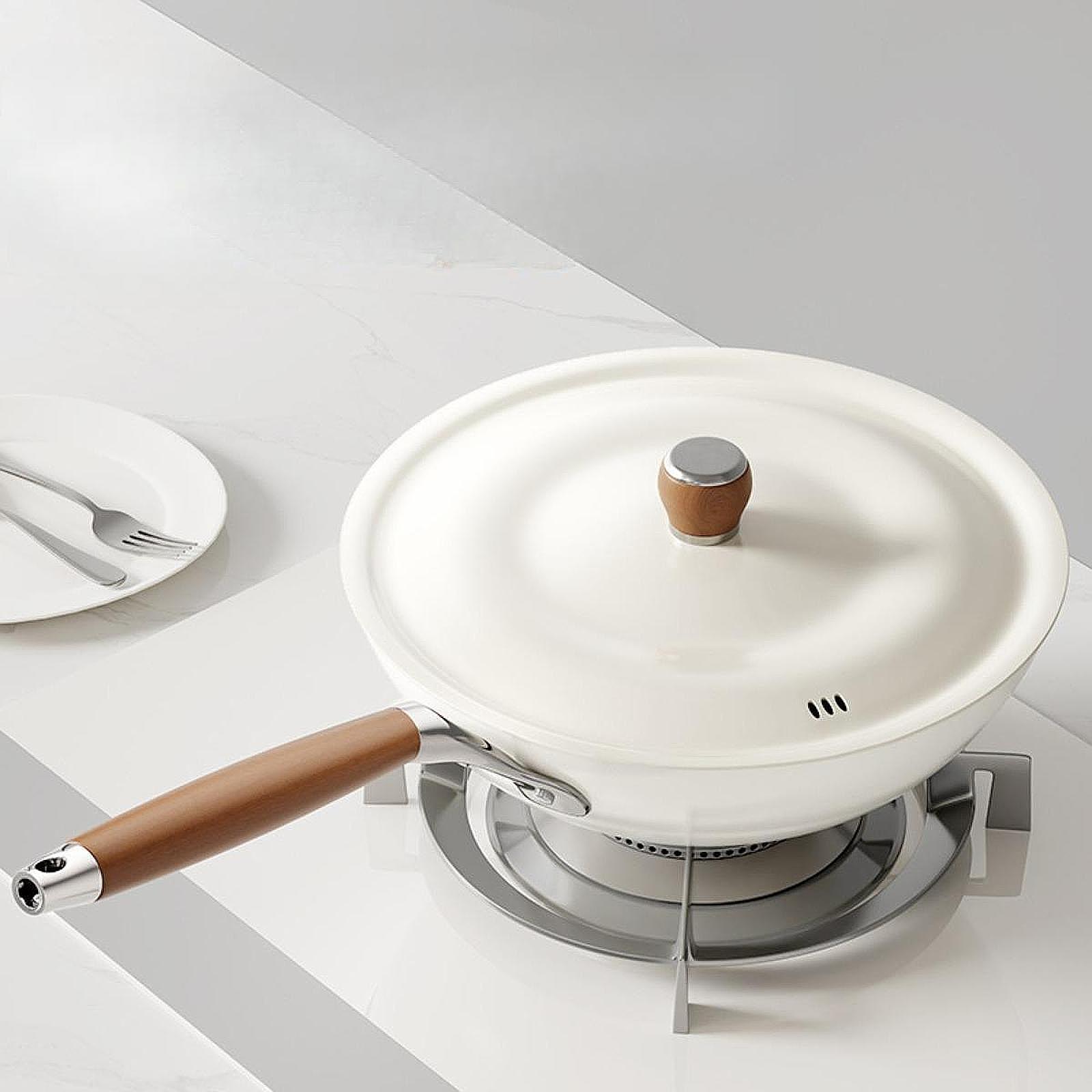 28cm 뚜껑 포함 볶음팬, 다용도 매끄러운 표면 평평 - Wok Electric Flat 리뷰 및 가격