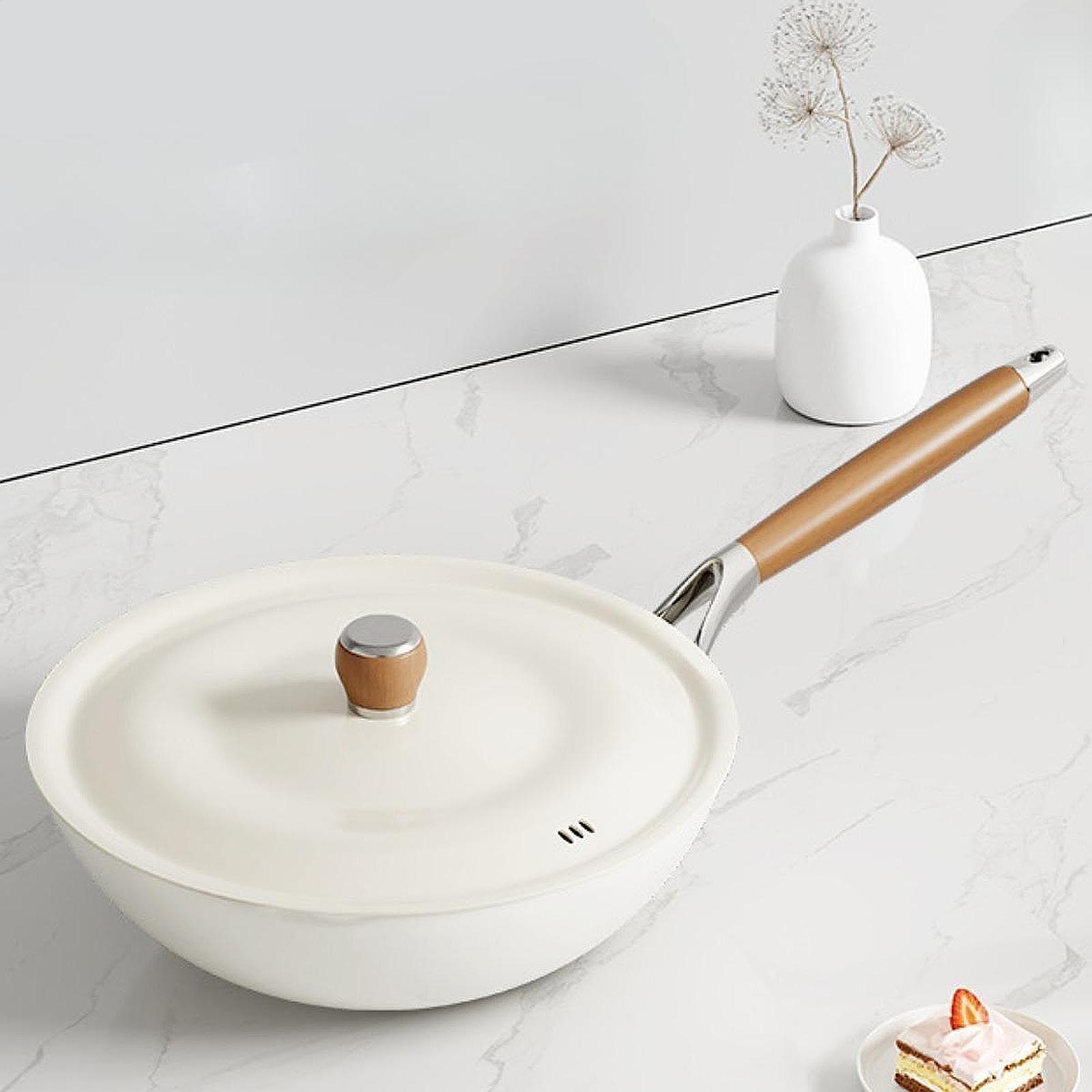 28cm 뚜껑 포함 볶음팬, 다용도 매끄러운 표면 평평 - Wok Electric Flat 리뷰 및 가격