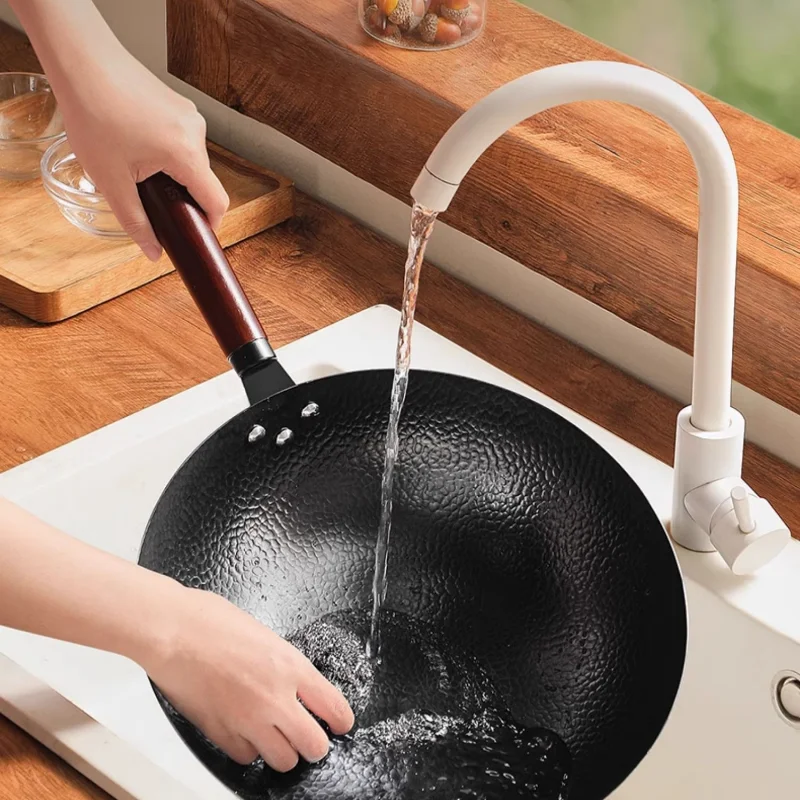 스틸 웍 팬 32cm 볶음용 웍 세트 (나무 뚜껑 포함 - Wok Electric Flat 리뷰 및 가격