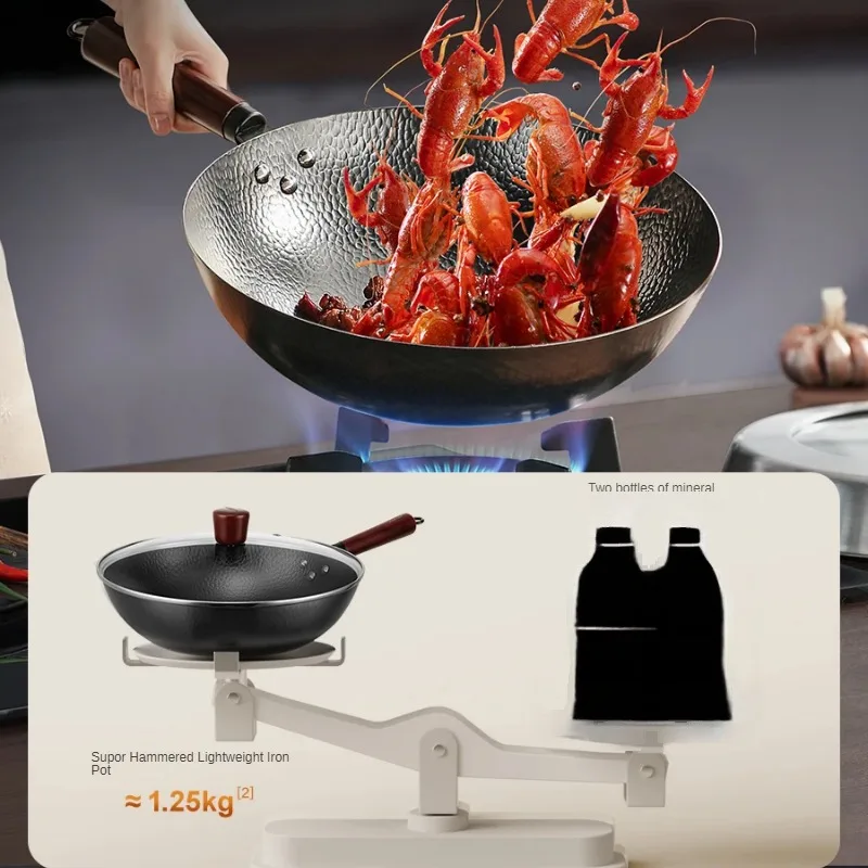 스틸 웍 팬 32cm 볶음용 웍 세트 (나무 뚜껑 포함 - Wok Electric Flat 리뷰 및 가격