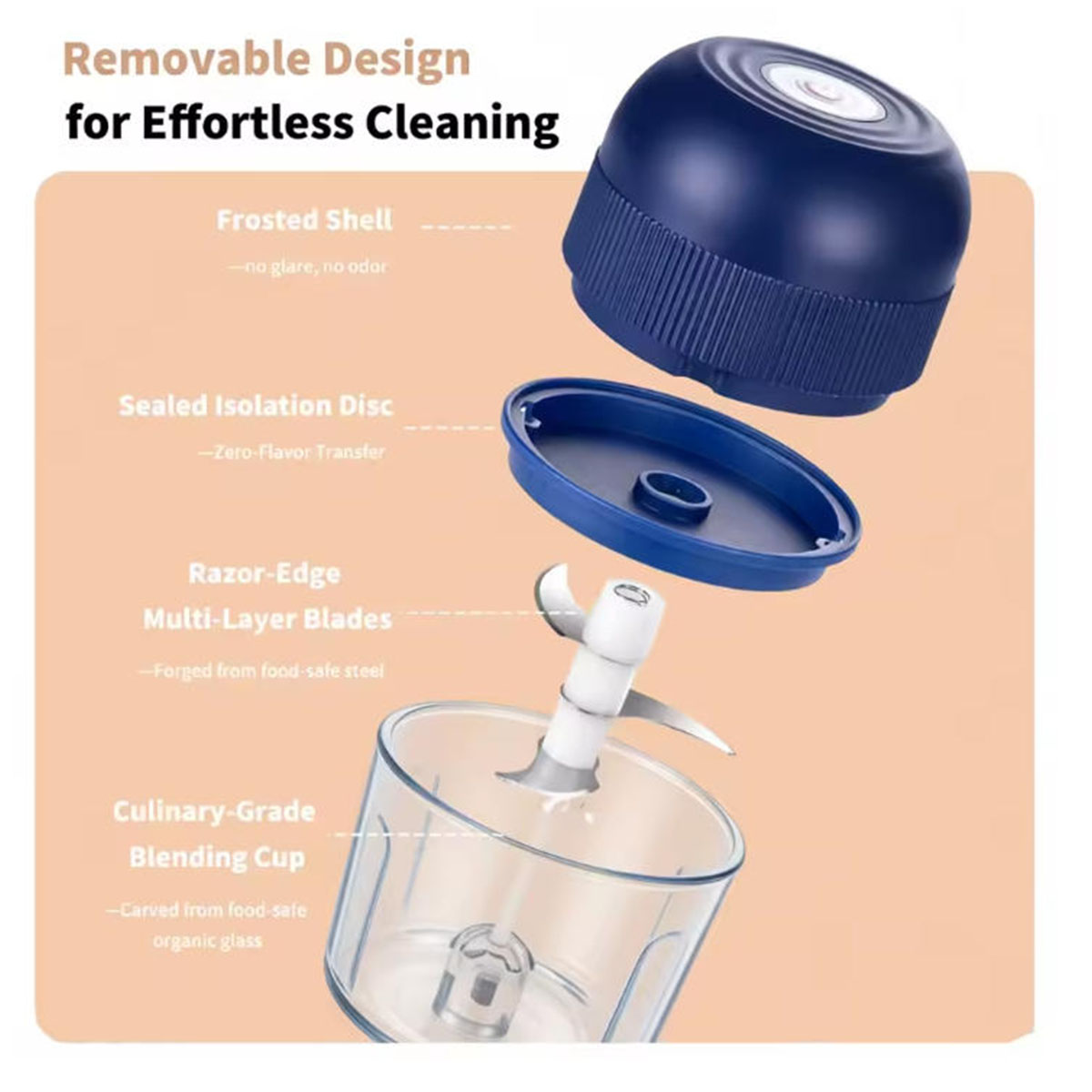 1PC 전기 마늘 다지기 미니 푸드 프로세서 USB 충 - Kitchen Appliances Australia 리뷰 및 가격