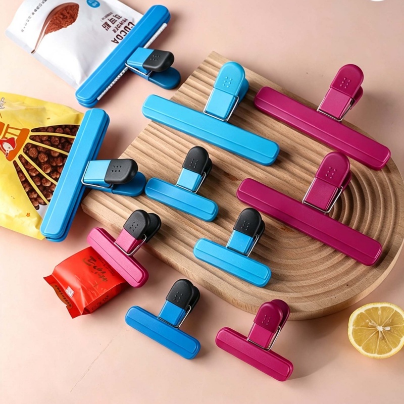 4Pcs 휴대용 비닐 봉투 씰링 클립, 식품 스낵 가방 - Kitchen Appliances On Sale 리뷰 및 가격