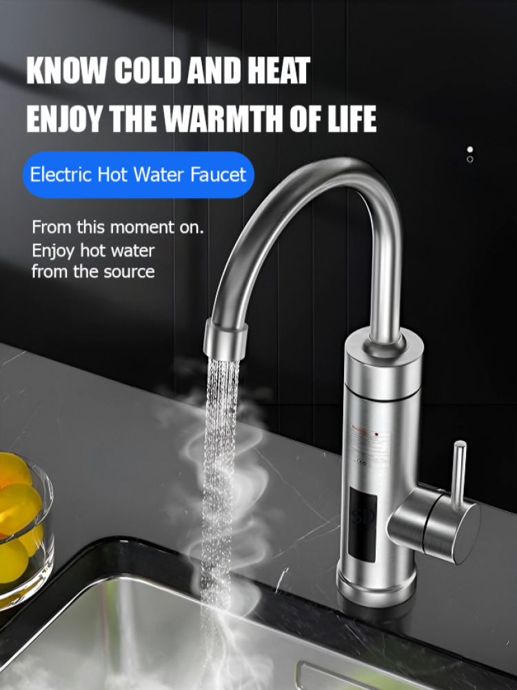 욕실 전기 수도꼭지 빠른 가열 주방 욕실 샤워 탭 온수 - Kitchen Appliances And Utensils 리뷰 및 가격