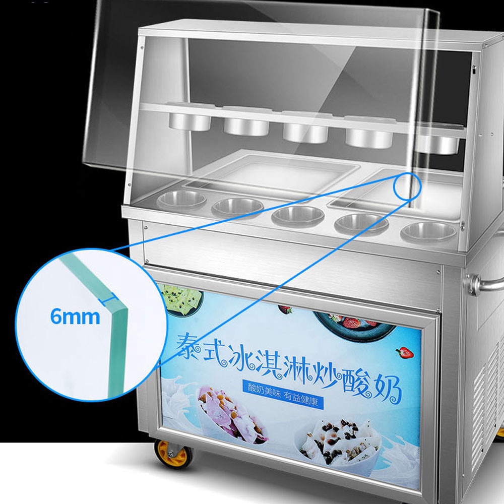 상업용 전기 아이스 롤 메이커 팬 아이스크림 메이커 프 - Ice Cream Maker Electric 리뷰 및 가격