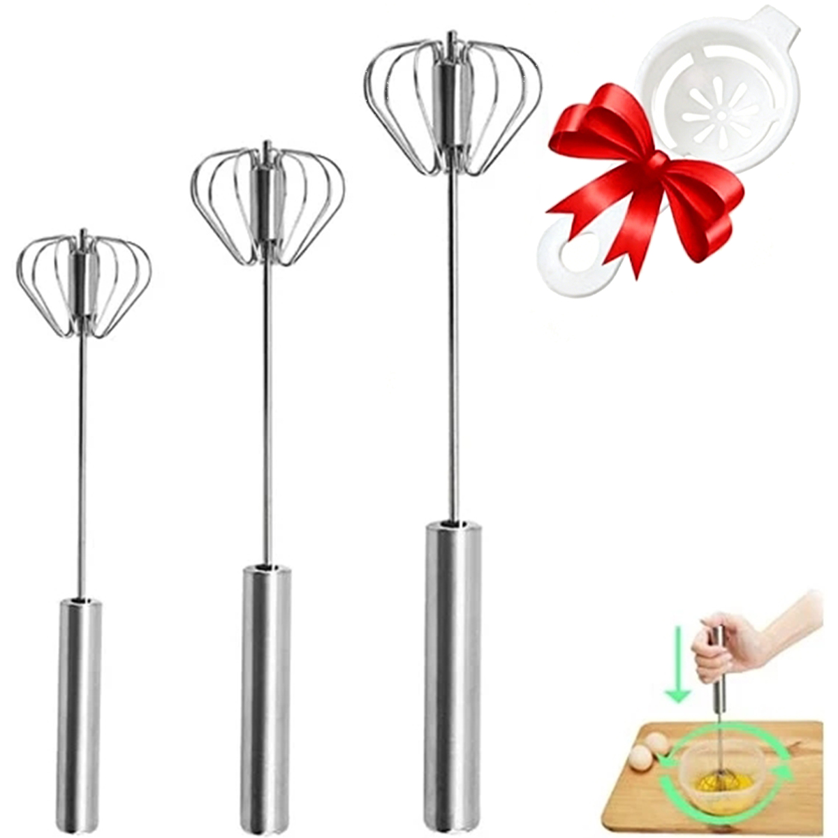 1/3pcs 스테인레스 스틸 계란 거품기 간편한 계란  - Kitchen Appliances Australia 리뷰 및 가격