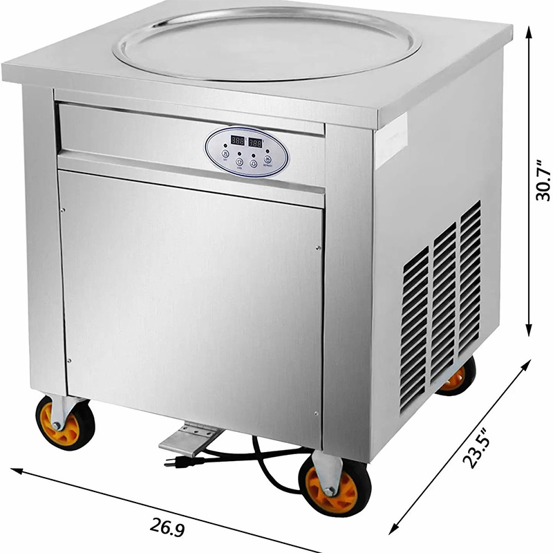 컴팩트 빙수 기계, 싱글 트레이 아이스크림 기계, 풋  - Ice Cream Maker Electric 리뷰 및 가격